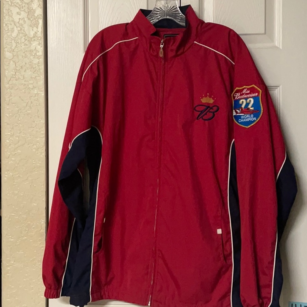 Budweiser windbreaker jacket
